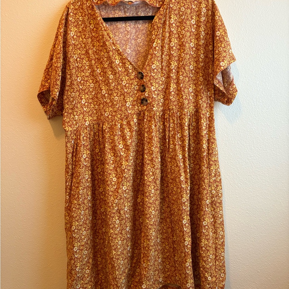 Madewell Floral Button-Front Women's Dress
